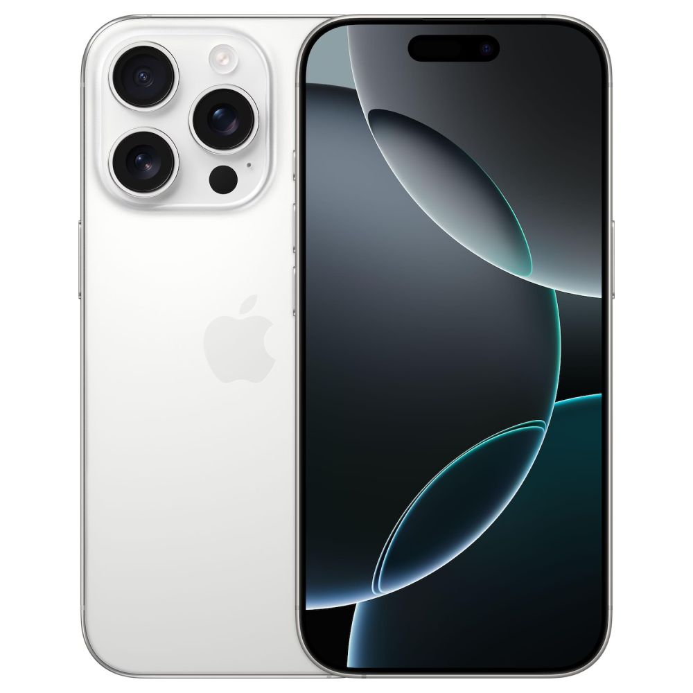 iPhone 16 Pro Titan Weiß